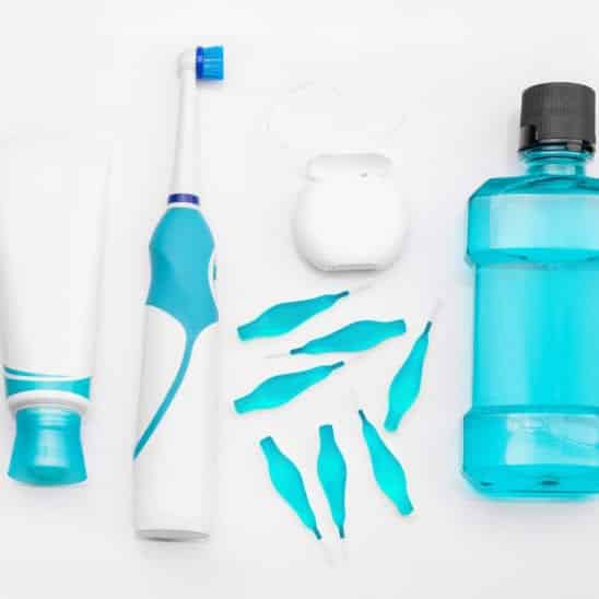 periodontal care needs hygine tools, like brushes, paste and mouth wash