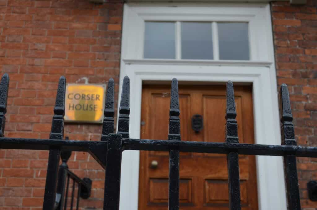 corser house plaques outside whitchurch dentist kind